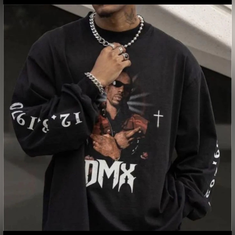 🛑 SOLD🛑🛑🛑 x Yeezy DMX, A Tribute Long sleeve T-Shirt Large Black